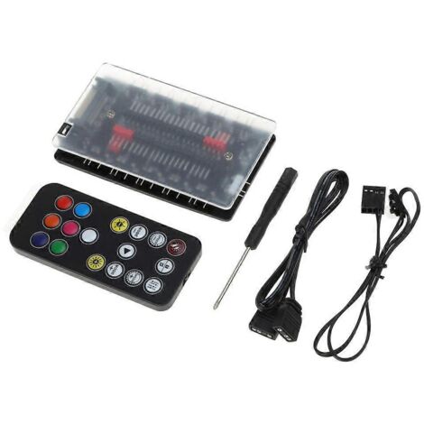 Hub PWM Multi-Voies avec Contrôle de Température 5V 3PIN pour Ventilateurs ARGB et PWM de PC