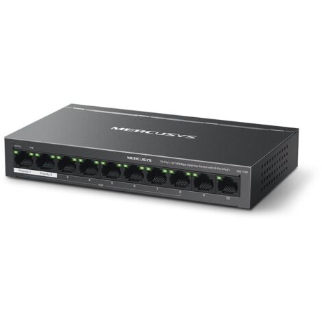 HUB SWITCH 10PTOS DESKTOP MERCUSYS MS110P