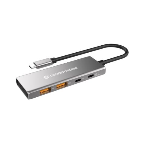 HUB Switch CONCEPTRONIC 2CONHUBBIES15G Gris