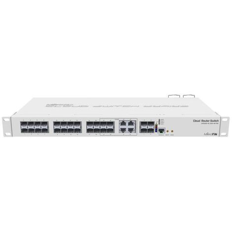 HUB Switch MIKROTIK CRS328-4C-20S-4S+RM Blanco