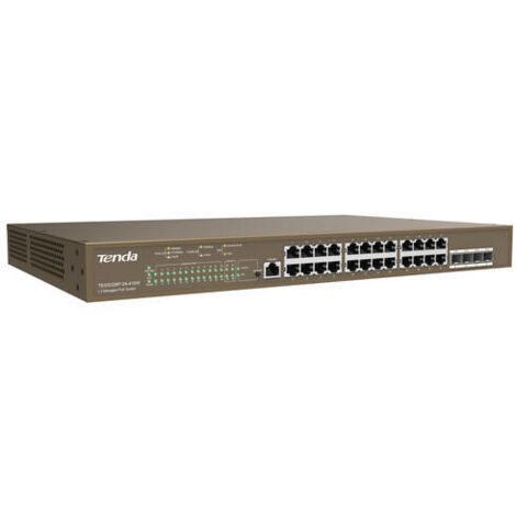 HUB Switch puertos 24 TENDA CO LTD TEG5328P-24-410W Gigabit Ether