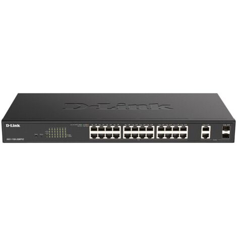 HUB Switch puertos 24 x 1000BASE-T, 2 x Combo D-LINK DGS-1100-26M