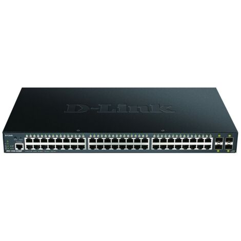 HUB Switch puertos 48 puertos Gigabit 1000BASE-T D-LINK DGS-1250-