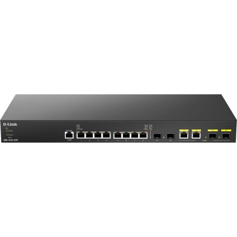 HUB Switch puertos 8 puertos 100/1000/2.5G/5G/10GBASE-T D-Link DL