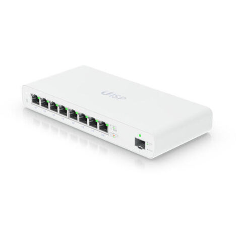 HUB Switch puertos 8 puertos RJ-45 Ethernet UBIQUITI UISP-S   1