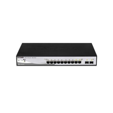 HUB Switch puertos 8 x 1000Base-T D-LINK DGS-1210-10/E 2 x SFP Ne