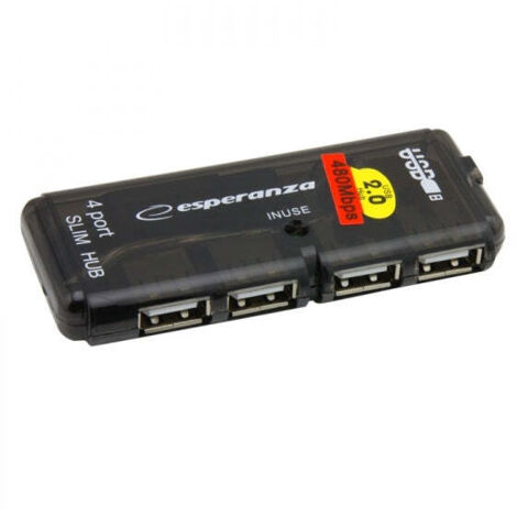 Hub usb 20 esperanza a 4 porte