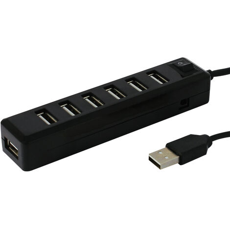 Hub USB 2.0 Hi-Speed 7 ports portable - FUJIONKYO - 423230
