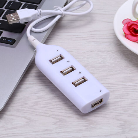 Hub USB 2.0 Multi-Port avec Câble Micro USB pour PC et Ordinateur
