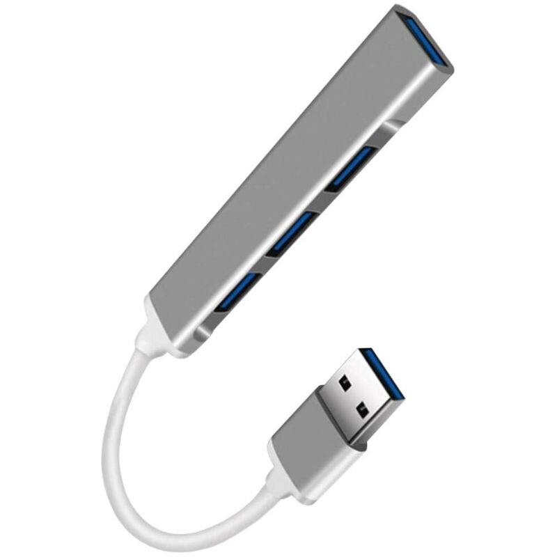Hub usb 3.0 con 4 porte - Argento