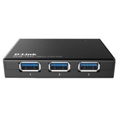 Hub USB 3.0 con Alimentación Externa D-Link DUB-1340/ 4 Puertos USB