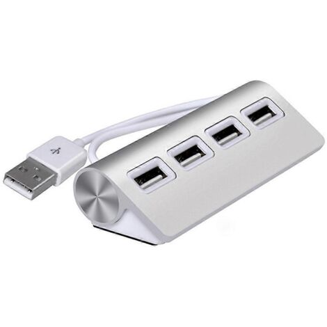 Hub USB 4 Ports 2.0 - Concentrateur USB Rapide, Multiport Hub, Adaptateur USB Splitter