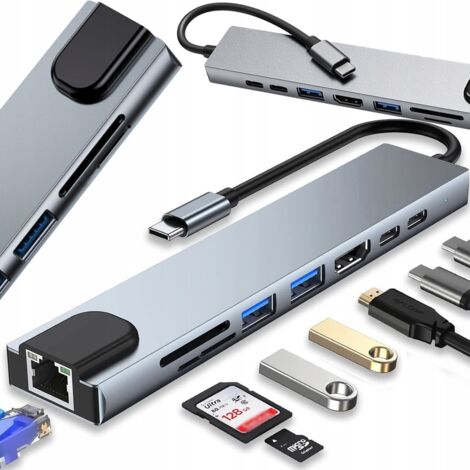 HUB USB 8 en 1 (200)