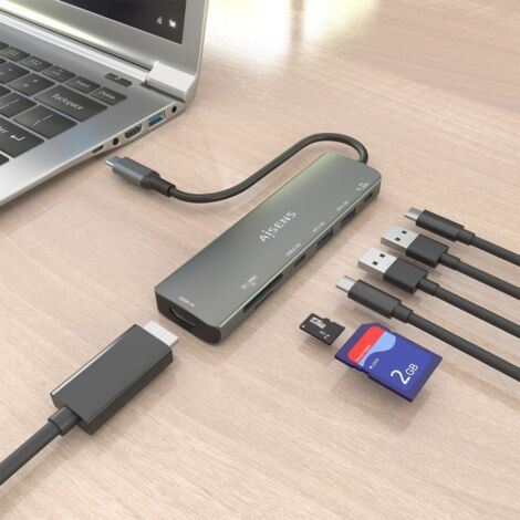 Hub USB Aisens ASUC-7P026-GR