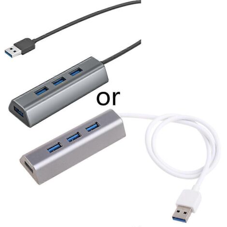Hub USB-C 3.0 multiport à 4 ports haute vitesse pour PC et ordinateur portable