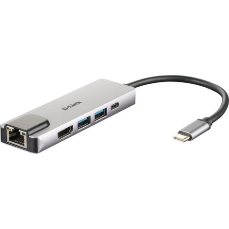 Hub USB D-Link DUB-M520 Gris