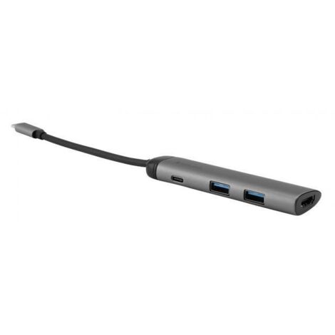 Hub USB multiport Verbatim : 2 ports USB 3.0, 1 port USB-C 3.1, 1 port HDMI 4K