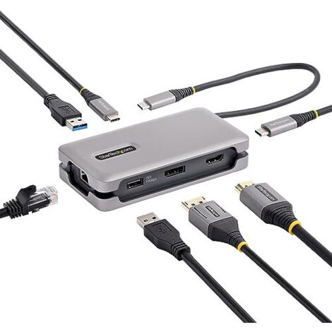 Hub USB Startech DKT31CDHPD3 Grau