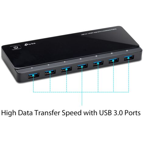 Hub USB TP-Link UH720 Negro