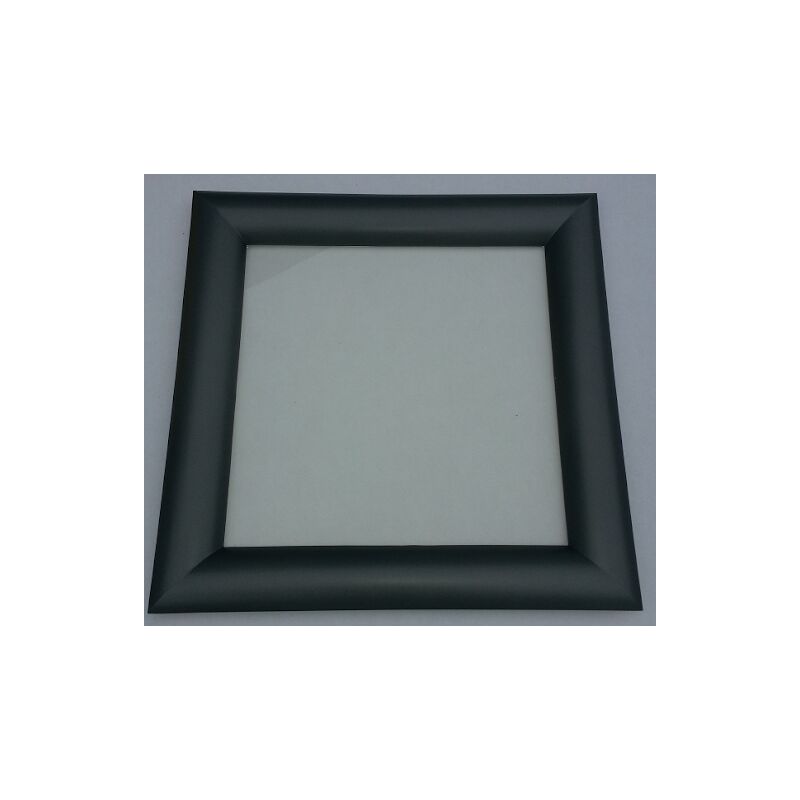 Hublot Carré Gris ral 7016 pvc 300x300 mm à visser vitrage sablé