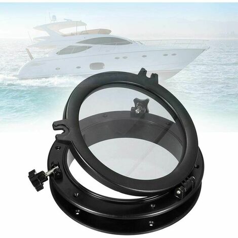 Hublot de Bateau, Fenêtre Marine de trou de Port, Hublot rond de Remplacement pour Yachts de Bateau, Port Hole Marine/Fenêtre/Hublot
