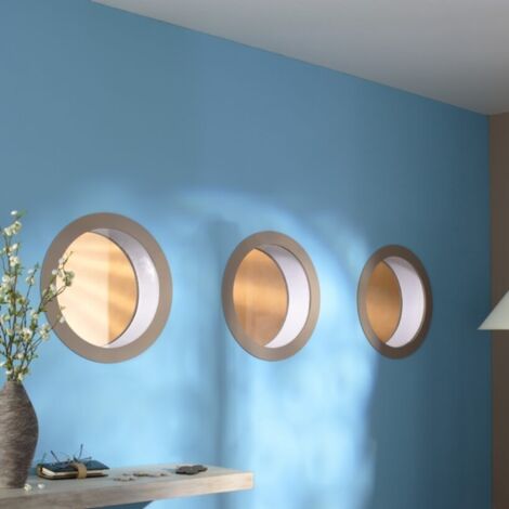 MOTTEZ Hublot de cloison MDF Ø40cm