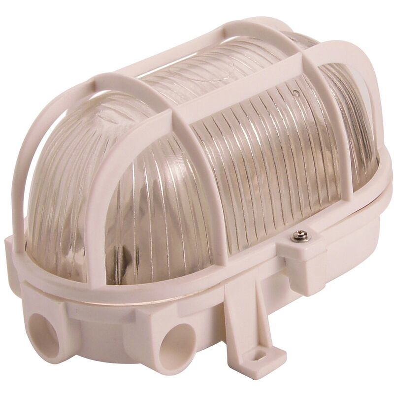 Hublot E27 60W pvc blanc Profile prolight 324040010