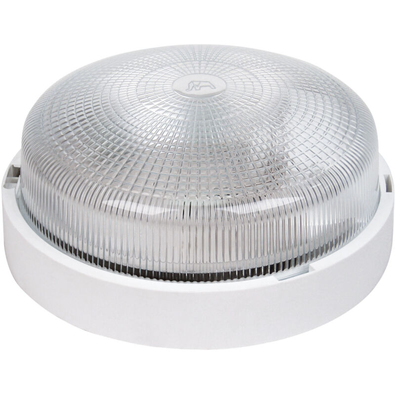 Aric 3646 Hublot Rond 100W IP44 Vrac, Plastique, E27, 100 W, Blanc