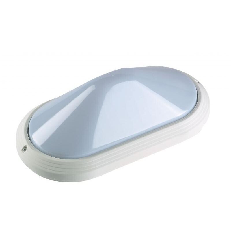 Aric - ovo 330 - Hublot Ext. IP65 IK10, ovale, blanc, E27 75W max., lpe non incl. Aric - ovo 330 - Hublot Ext. IP65 IK10, ovale, blanc, E27 75W max., lpe non incl.
