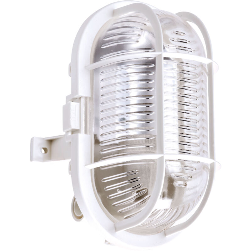 Aric - eco - Hublot Ext. IP44 IK02, ovale, blanc, E27 60W max., lpe non incl. Aric - eco - Hublot Ext. IP44 IK02, ovale, blanc, E27 60W max., lpe non incl.