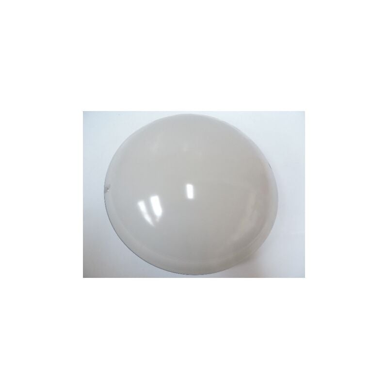 Hublot exterieur led 12W ø 260mm polycarbonate gris 4000K 1200lm antivandale taille T1 Ik10 IP54 Axiome L'ebenoid 073424