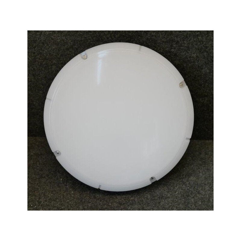 Hublot exterieur led 13W polycarbonate cercline noir ø 300x70mm 4000K 1200lm 230V non-dimmable IP65 lara led Thorn