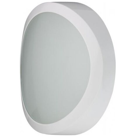 Hublot extérieur LED 21W design polycarbonate blanc Ø 350mm 4000K 2000lm 230V IK10 IP55 SEXTAN EBENOID 971718
