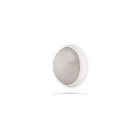 Hublot fluo 1X32W Ø 300mm blanc polycarbonate avec lampes 4000K G24q-3 et ballast elec CL2 IK10 IP44 OPTION EBENOID 078863