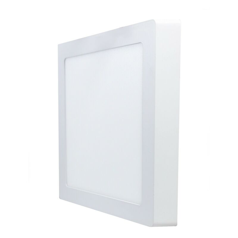 Hublot Led 18w Carré Blanc Chaud Interieur Ip20