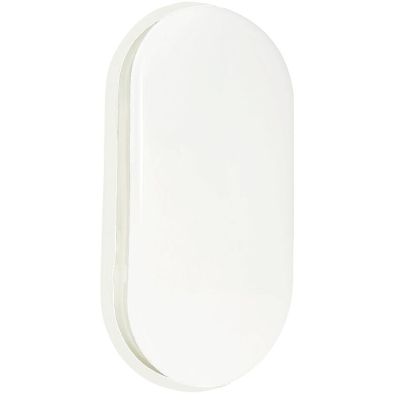 Hublot led Ovale Blanc, 15W, 1600 Lumens, IP65, 4000K blanc-neutre, connecteur rapide, garantie 5 ans Tibelec