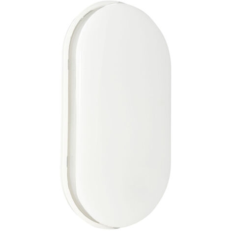 Hublot LED Ovale Blanc, 20W, 2160 lumens, IP65, 4000K blanc-neutre, connecteur rapide, garantie 5 ans- Tibelec