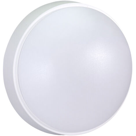 Hublot LED Rond Blanc, 12W, 1200 lumens, IP65, couleur reglables 3000/4000/6500K, garantie 5 ans - Tibelec