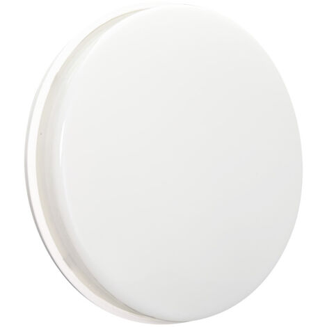 Hublot LED Rond Blanc, 15W, 1600 lumens, IP65, 4000K blanc-neutre, connecteur rapide, garantie 5 ans - Tibelec