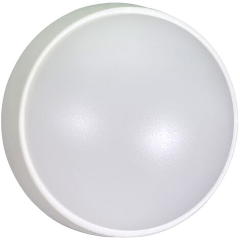 Hublot LED Rond Blanc, 8W, 720 Lumens, IP54, 4000K blanc-neutre - Tibelec