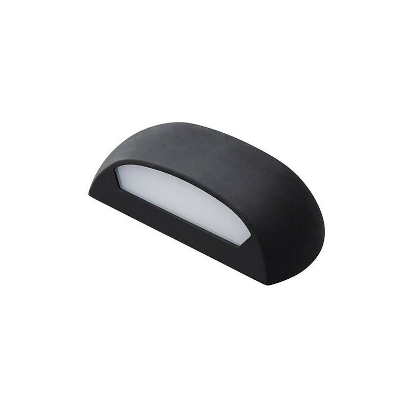 Hublot Oblong 12W 1050Lm 4000K avec 2 garnitures noires - Fox Light