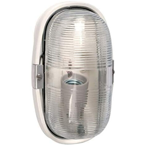 Hublot ovale étanche pour environnements sévères avec diffuseur verre incolore et culot E27 LEGRAND 060477