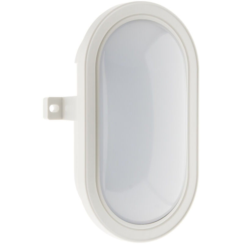 Hublot ovale led 5,5W 450lm 4000K IP44 - Blanc Zenitech