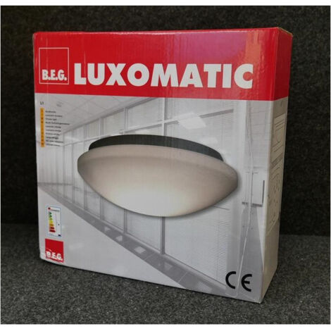 Hublot plafonnier blanc Ø 275x85mm montage mural ou plafond pour lampe 23W max culot E27 alim 230V IP40 BEG