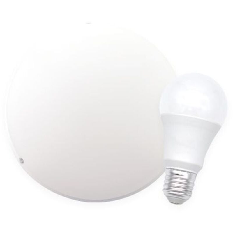 Plafonnier Extérieur Pour Ampoule led E27 IP65 Hublot Extérieur Plafonnier Blanc