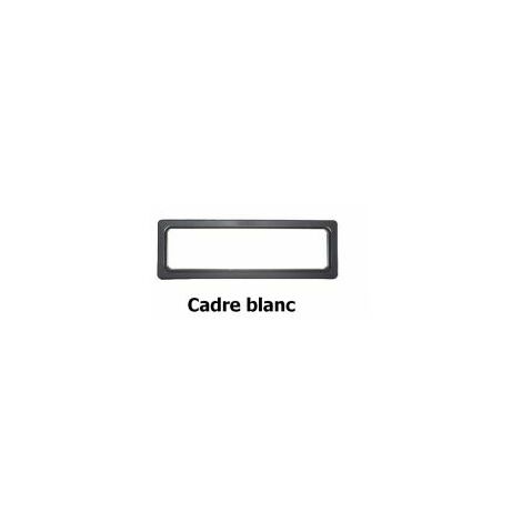 Hublot Rectangulaire 610 x 203 mm pour panel 40 mm Couleur Blanc - 840211.