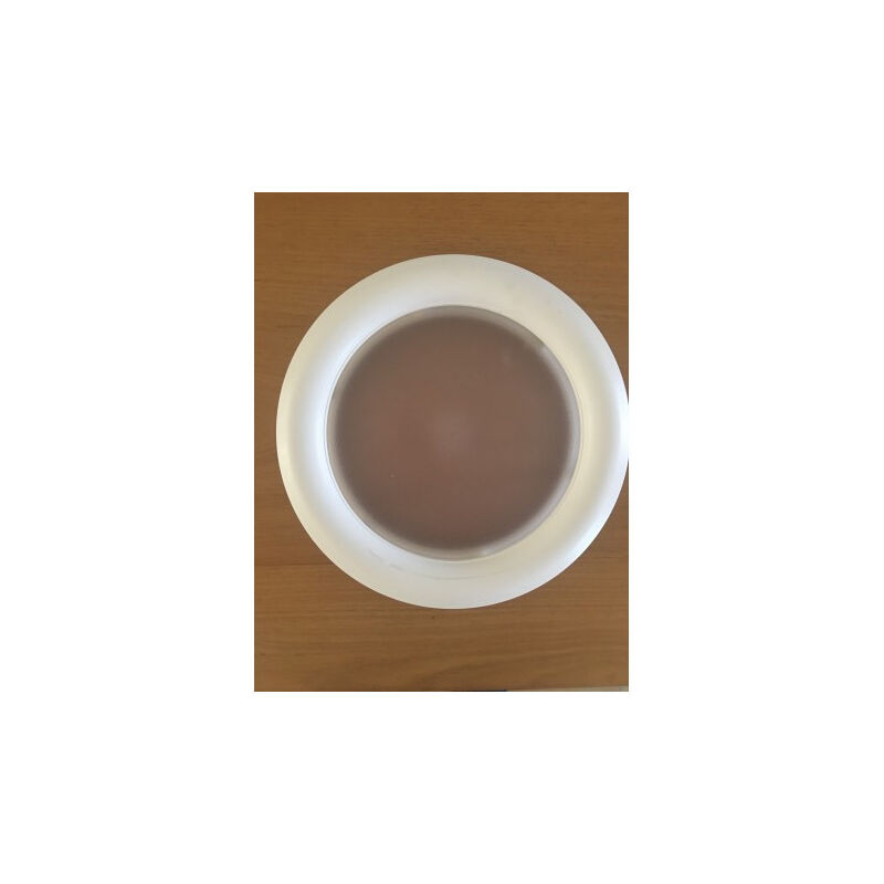 Hublot Rond Blanc pvc 315 mm à visser vitrage sablé