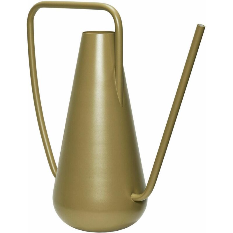 Hübsch Hubsch Vale Gießkanne Khaki 7 Liter Aus Hochwertigem Metall