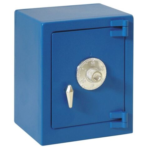 HUCHA CAJA FUERTE AZUL