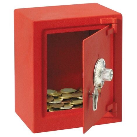 1 Caja De Dinero, Mini Caja Fuerte De Metal Con Cerradura Y Llave De  Combinación De Un Solo Dígito, Caja Fuerte Pequeña Para Monedas, Cajas De  Dinero